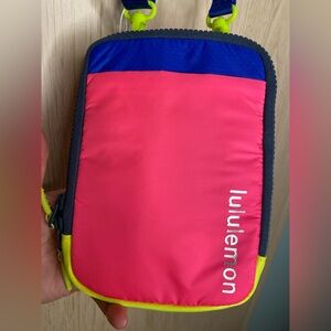 Lululemon Easy Access Crossbody Color Block Pink Highlight PIHL/CEBL/HIYE 76258
